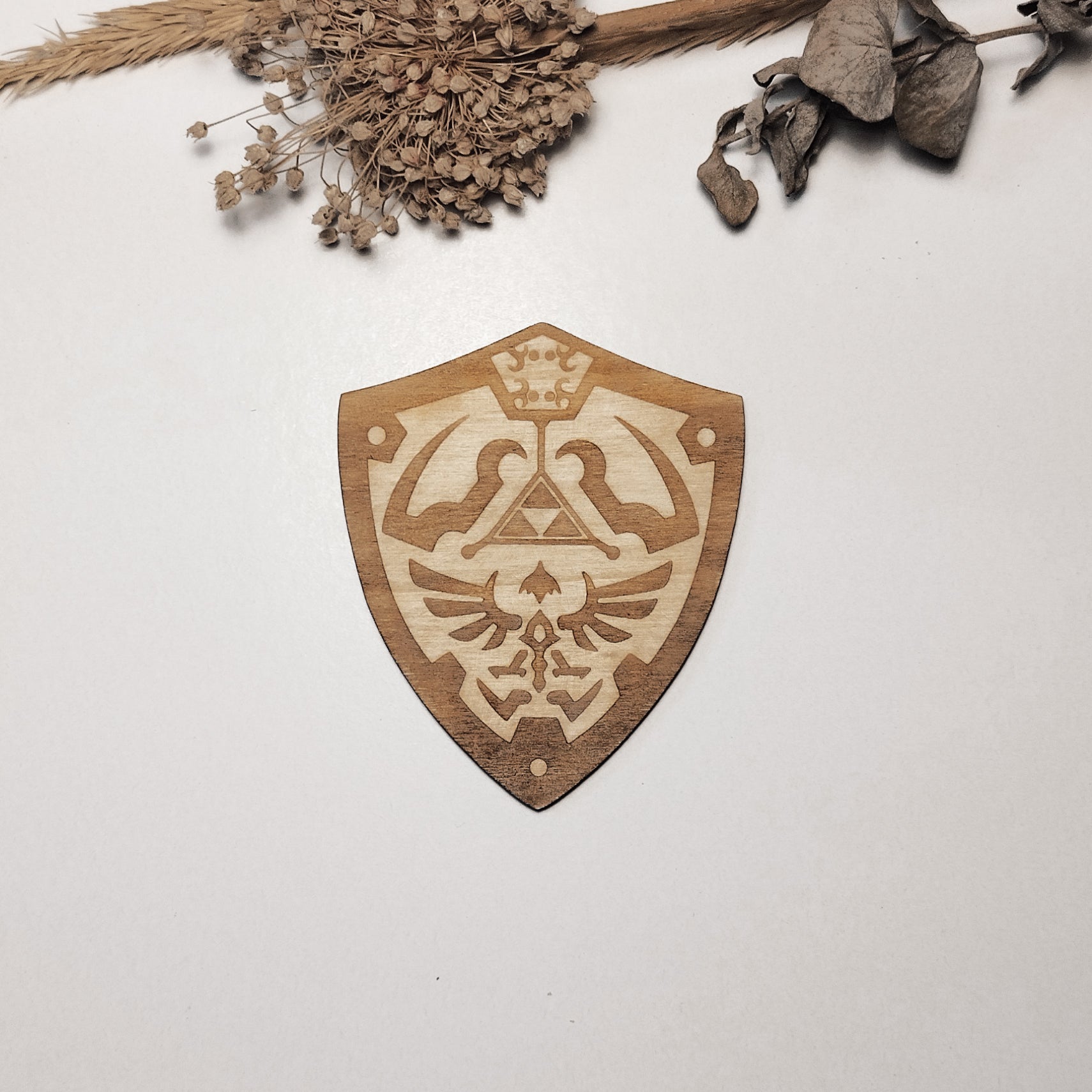 Set of 6 Legend of Zelda Wooden Coasters - Handmade Gift - Housewarming - Wood Kitchenware - Rock Band