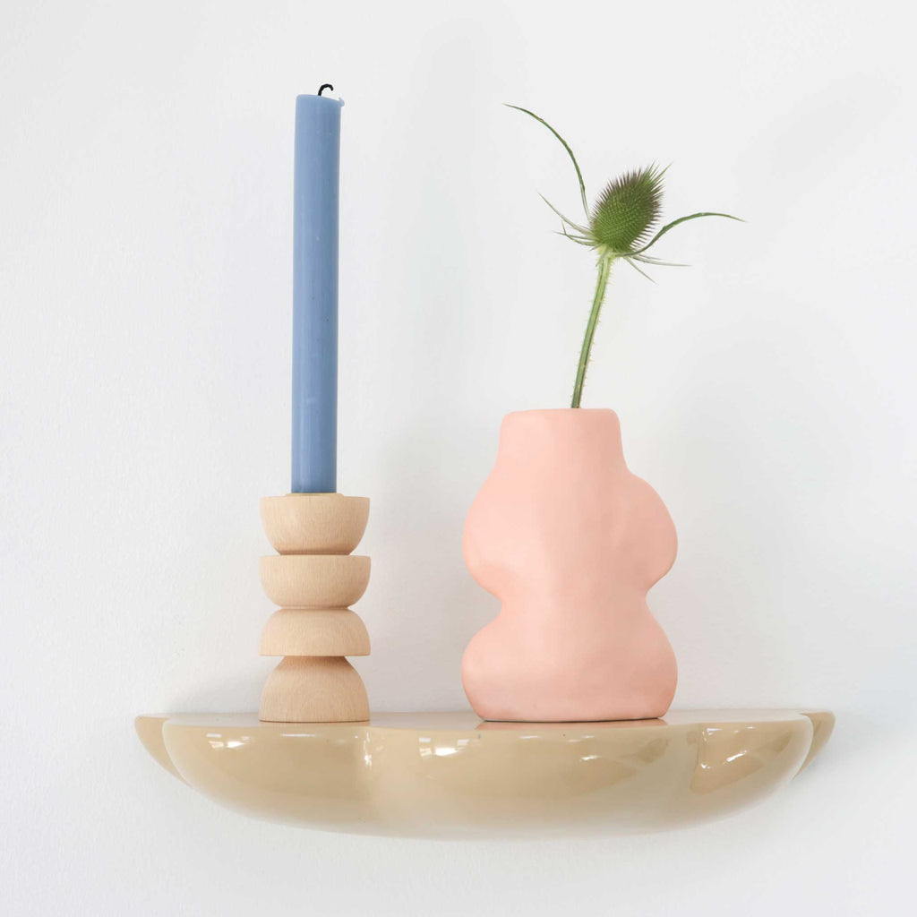 Fluxo Ceramic Vase -  Small Pink