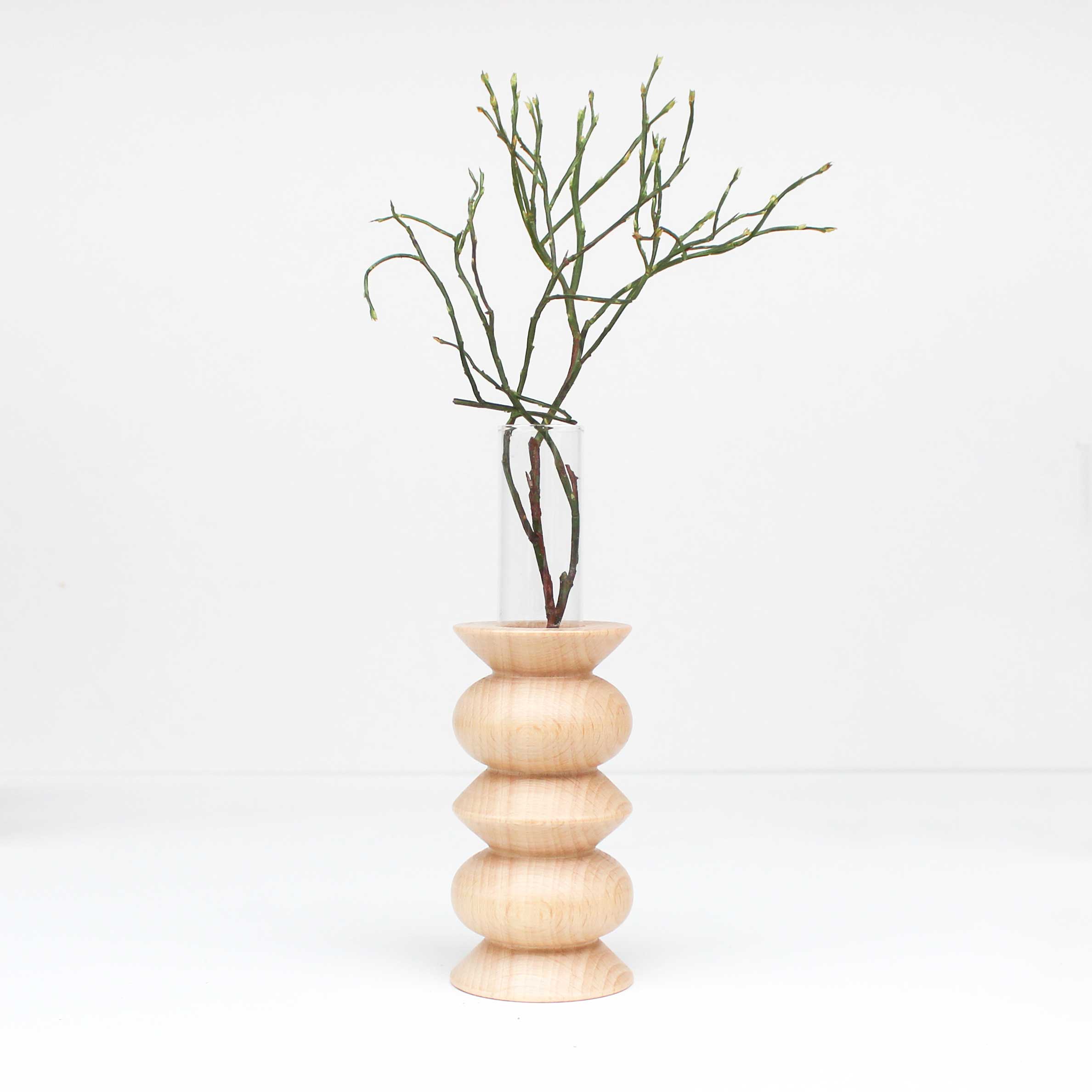 Totem Wooden Vase - Medium Nº 5